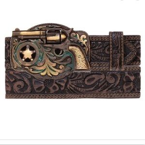 Justin Boots Trigger Happy Revolver Belt